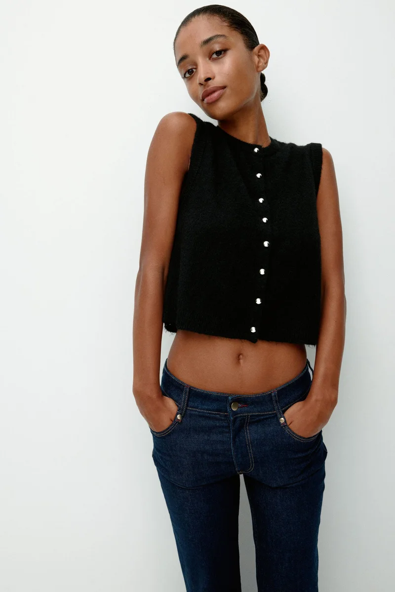 H&M Knitted waistcoat