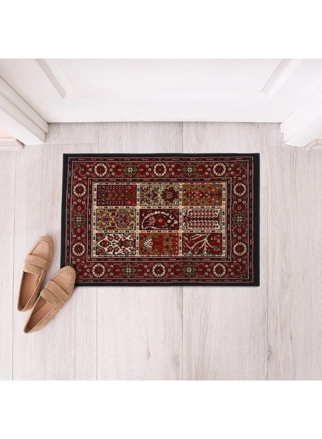 Polypropylene door mat, 60x90 cm - Multicolor - Image 1