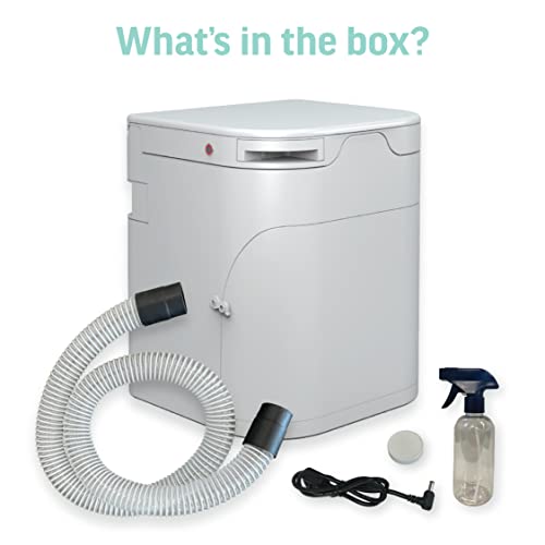 Ogo مرحاض كومبوست OGO™ | أفضل مرحاض كومبوست طبيعي | للمركبات الترفيهية، المنازل الصغيرة، الفانات، القوارب | خلط كهربائي | فصل البول | مستشعر مستوى البول | بدون خزانات سوداء وبدون محطات تفريغ - Image 2