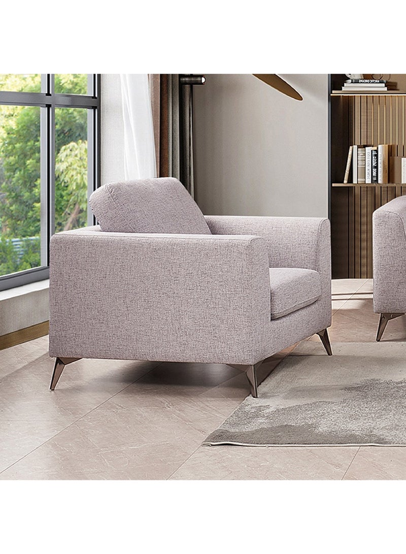 Home Box Flores Fabric Armchair Sofa 102 x 87 x 97 cm - Image 1