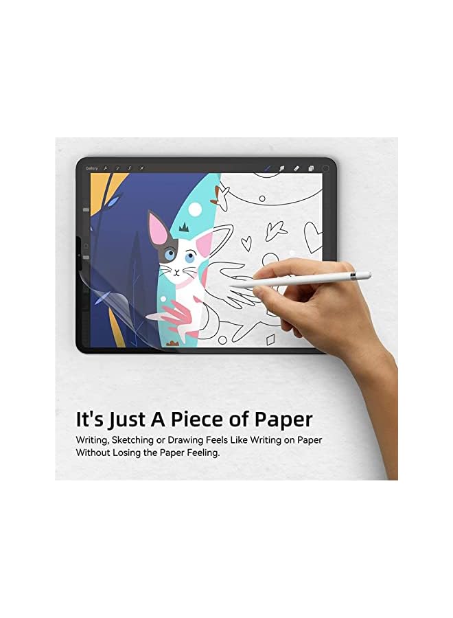 erorex 2Pcs Compatible With Huawei Matepad Pro 11 Inch 2022 Screen Protector Paper Feel Tpu Write Draw Soft Film Like Paper Anti Scratch No Bubble Matte Paperfeel Film 11 Inch  - Image 3