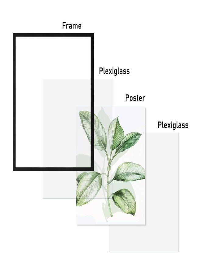 CORE ART 16x20 Floating Picture Frame,Double Plexglass Floating Frame for 11x14,12x16 Pictures,Wall or Tabletop Display,Black - Image 5