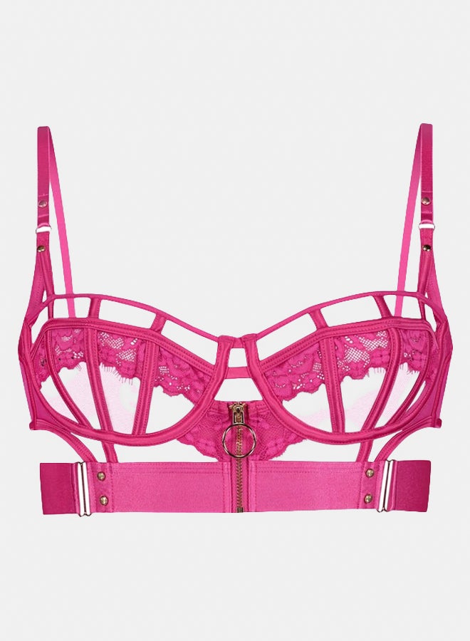 hunkemoller Sable Non-Padded Longline Underwired Bra  - Image 1