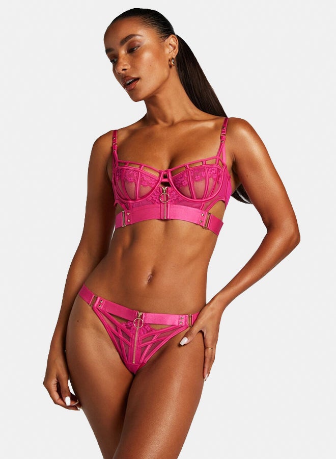 hunkemoller Sable Non-Padded Longline Underwired Bra  - Image 5