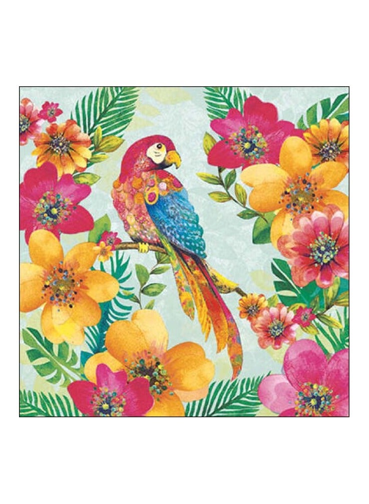 Ambiente Large Tropical Parrot Napkins