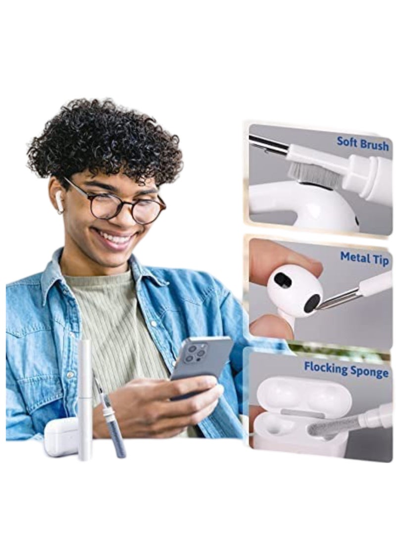 Generic - Cleaning Soft Brush Cleaner 3-In-1 Multi-Function Cleaning Tool For Airpods Multi-Function Cleaning Pen Soft Brush For Bluetooth Earphones Case Cleaning Tools - Image 1