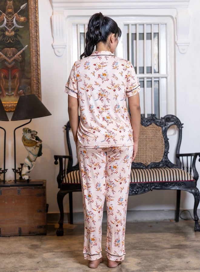 أدريا طقم بيجامة أدارايا قميص وبنطلون من الرايون - Image 3