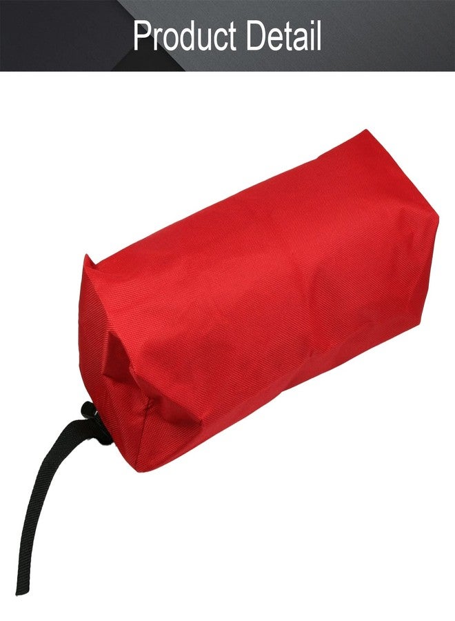 اتول مارت حقيبة أدوات احترافية من يوتول مارت، جيوب أدوات من قماش أكسفورد، منظم أدوات شديد التحمل، حزام عمل قابل للتعديل بالكامل، مقاوم للماء، حقيبة عمل واقية، لون أحمر كبير - Image 4