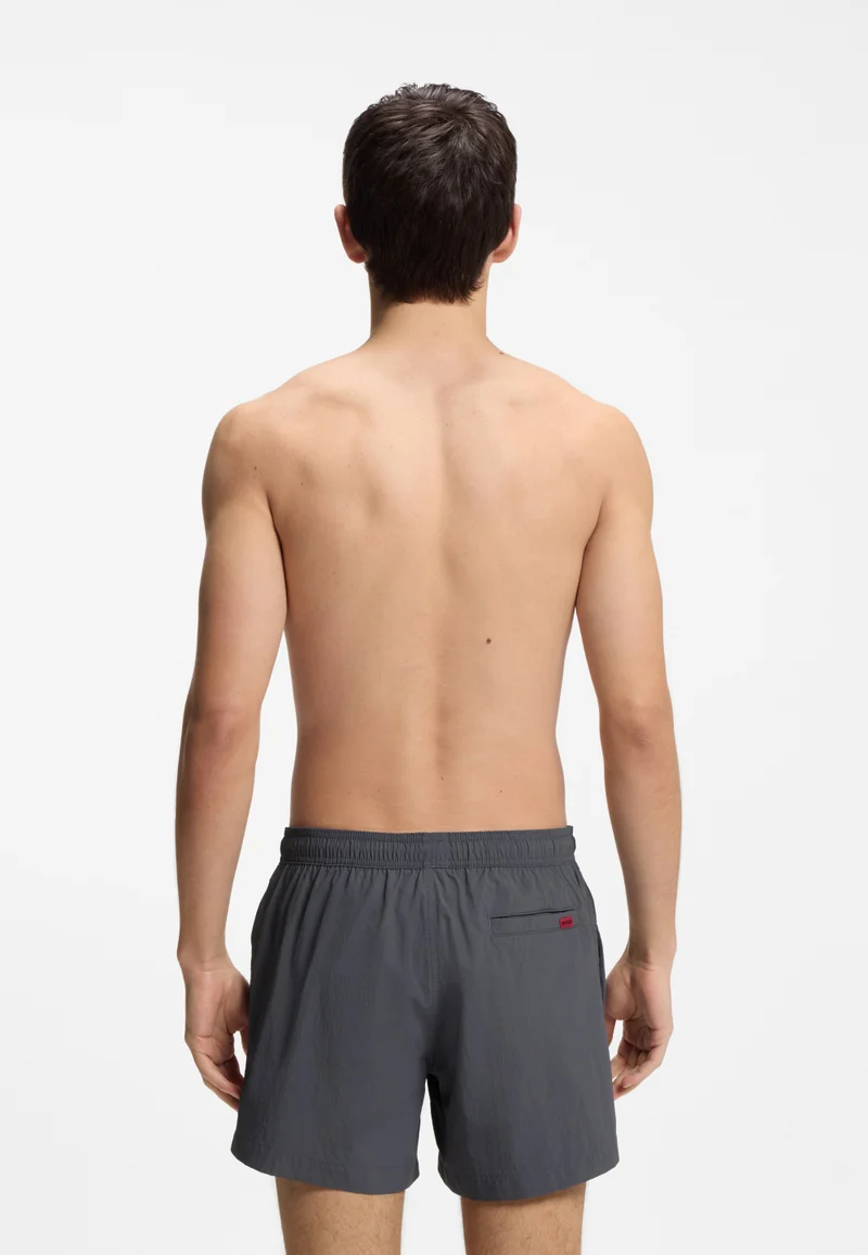 HUGO Quick-dry swim shorts with logo label
