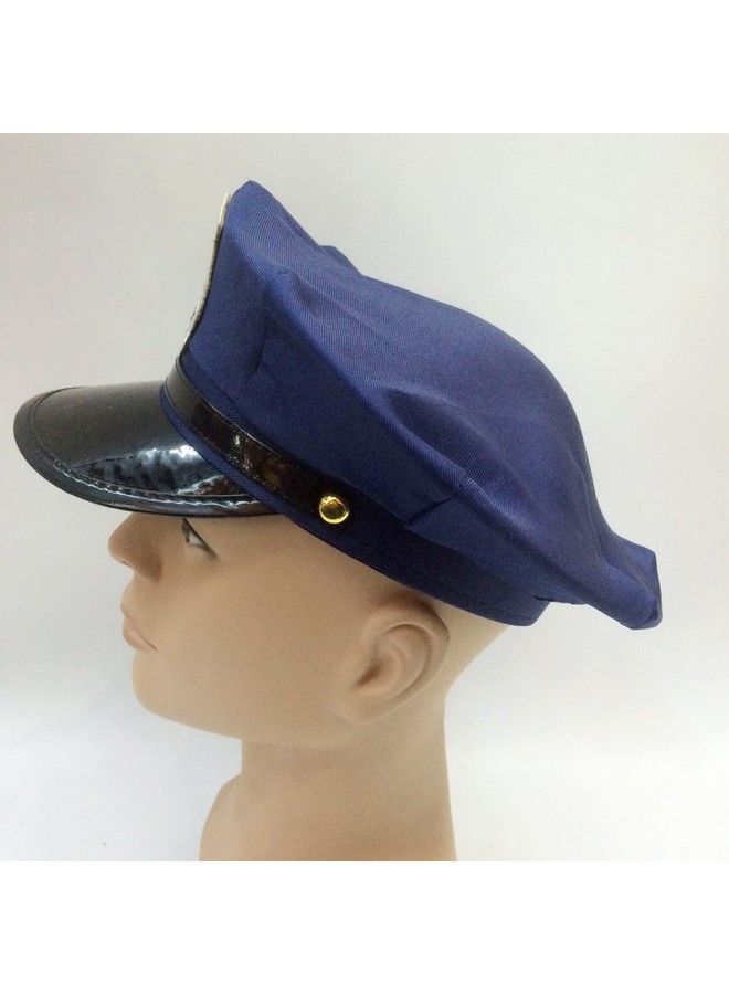 BinaryABC Halloween Police Hat Badge Officer Hat Cop Hat Halloween Cosplay Party Accessorieshalloween Performance Costumes - Image 5