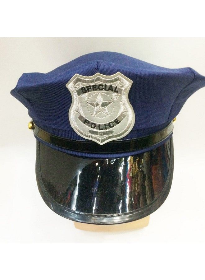 BinaryABC Halloween Police Hat Badge Officer Hat Cop Hat Halloween Cosplay Party Accessorieshalloween Performance Costumes - Image 4