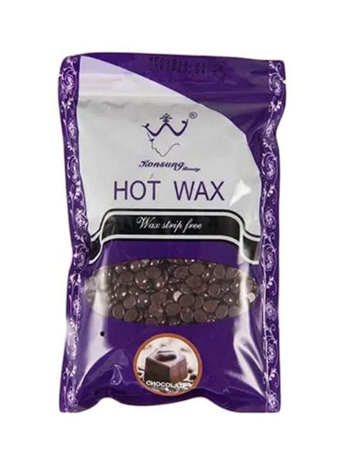Konsung Beauty - Hard Wax Beans Hair Removal Waxing Hot Bikini Depilatory No Strip Pellet Lavender Style with sticks Wax - Image 1