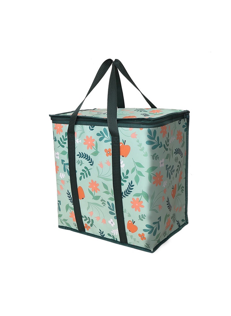 CMGTYYD Cooler Bag, 40x25x40cm Picnic Bag for Food Storage, Compact Cooler Bags with Insulation, Lightweight Leakproof Lunch Bag for Office School Beach Camping Outdoor - Image 1