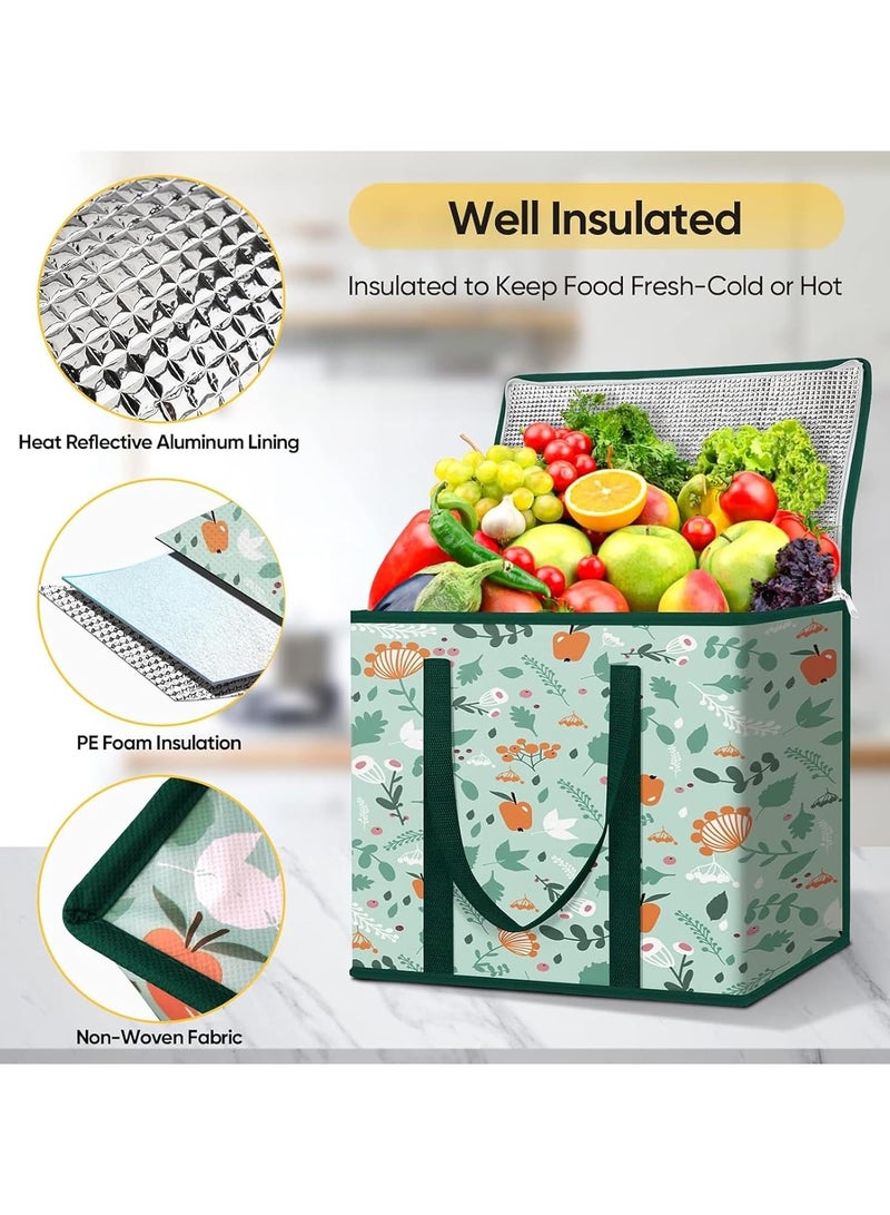 CMGTYYD Cooler Bag, 40x25x40cm Picnic Bag for Food Storage, Compact Cooler Bags with Insulation, Lightweight Leakproof Lunch Bag for Office School Beach Camping Outdoor - Image 2