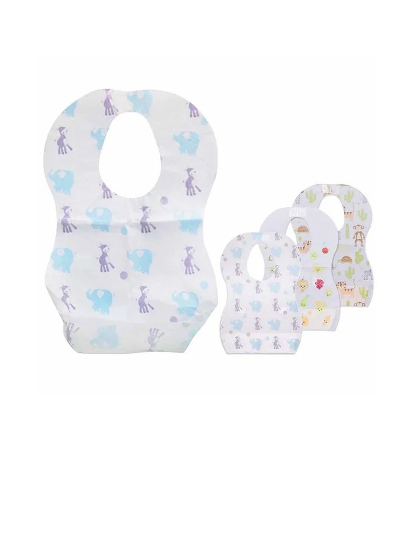 Star Babies - Disposable Bibs Pack of 50 - Mixed Design - Image 1