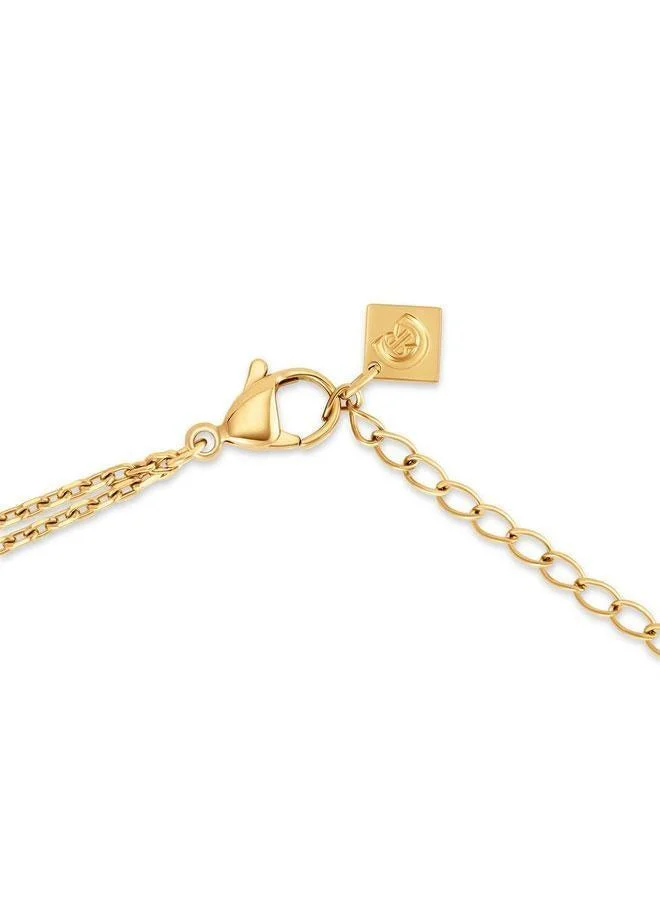 شيروتي 1881 Pamela Gold Plated Stainless Steel Necklace for Women 450mm