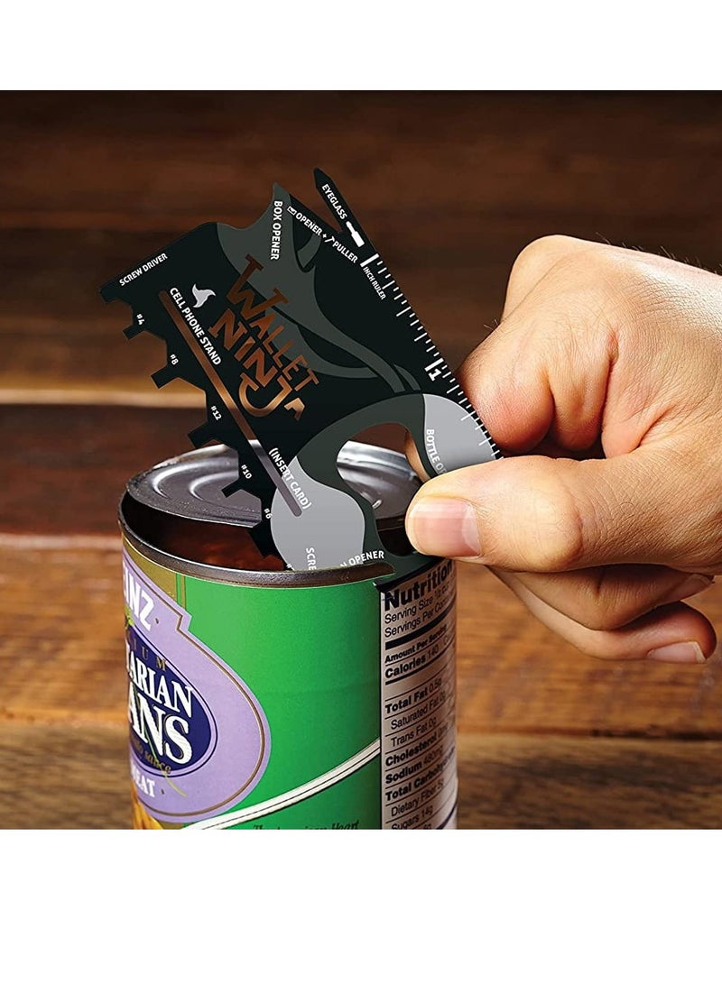 Wallet Ninja 18-In-1 Pocket Multi Tool Black - Image 3