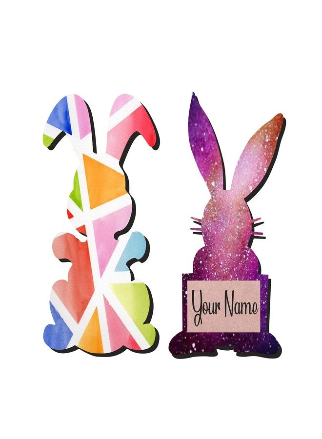 Decor Kafe Rabbit Shape MDF Wooden Cutout Size (30 cm X 22 cm) - Image 1