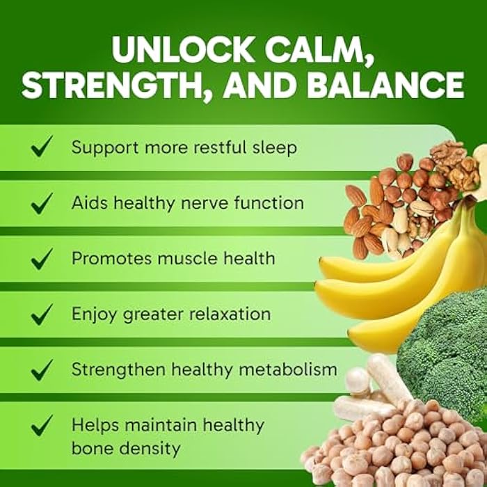 Clinical Effects Mag Relief Magnesium Supplement - 275mg Pure Magnesium Glycinate Capsules - 90 Magnesium Capsules - Quality Magnesium for Cramp Defense, Bone, Muscle and Nerve Support - USA Made - Image 3