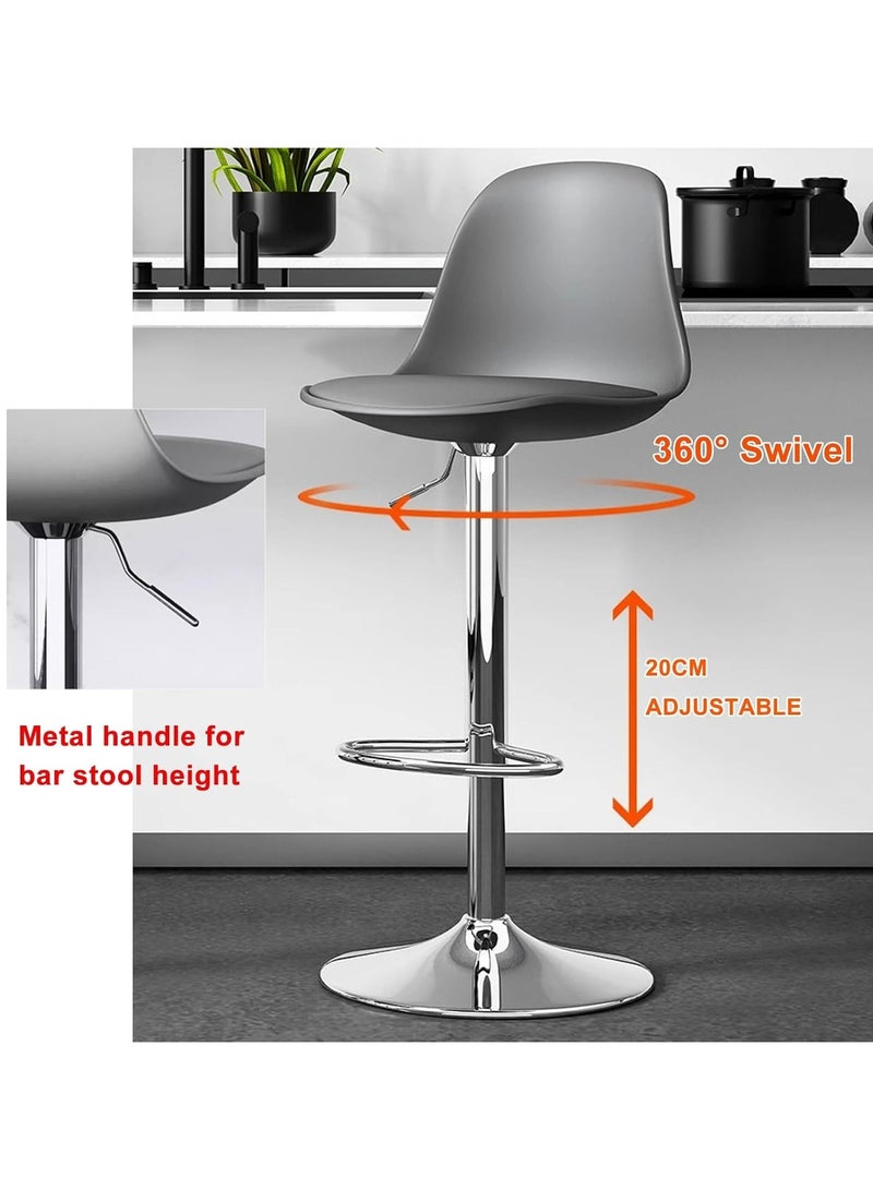 DubaiGallery Nordic Bar Chair Light Luxury Home Island Table Gold Bar Stool Modern Minimalist High Chair Bar Chair Back Bar Stool  - Image 3