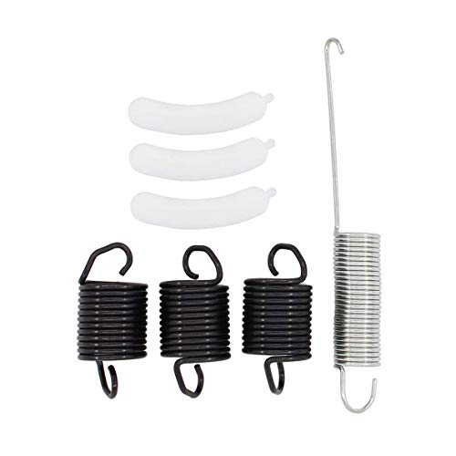 PELIF Washing Machine Kit 3 pcs Suspension Spring WP63907 & 1 pcs Counterweight Counter Balance W10250667 & 3 pcs Tub Wear Pad 285744 for Whirlpool Washer - Image 1