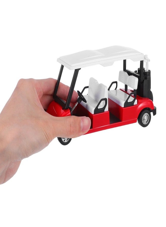 Milisten Diecast Mini Golf Cart Pullback Action Collectible Golf Cart Prop for Home Decor Realistic Design Enhances Experience - Image 4
