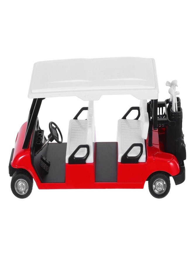 Milisten Diecast Mini Golf Cart Pullback Action Collectible Golf Cart Prop for Home Decor Realistic Design Enhances Experience - Image 1