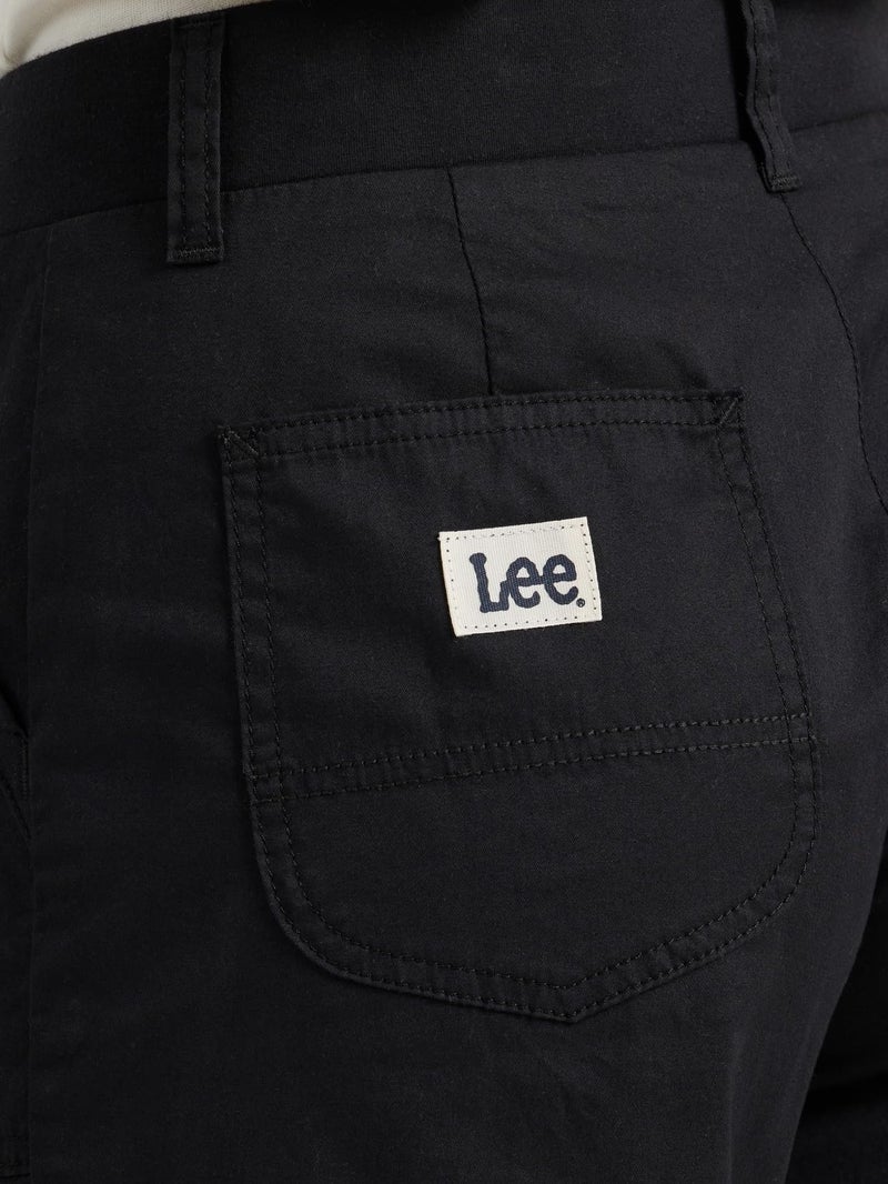 Lee Women's Ultra Lux Comfort with Flex-to-Go Utility Bermuda Short Union-All Black 4 - Image 3