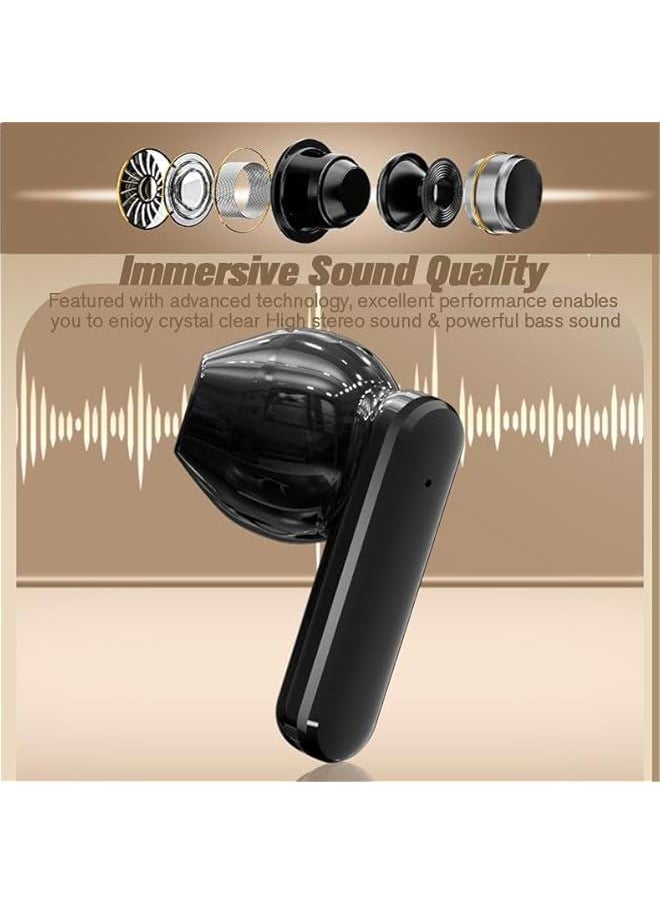 Generic - TWS Bluetooth Touchscreen Earbuds with Screen Touch Screen Earbuds Wireless Blue Tooth Ear Buds for iPhone Android Earphones Bluetooth Ear Buds Small Ears Earphones Wireless Earphone - Image 1