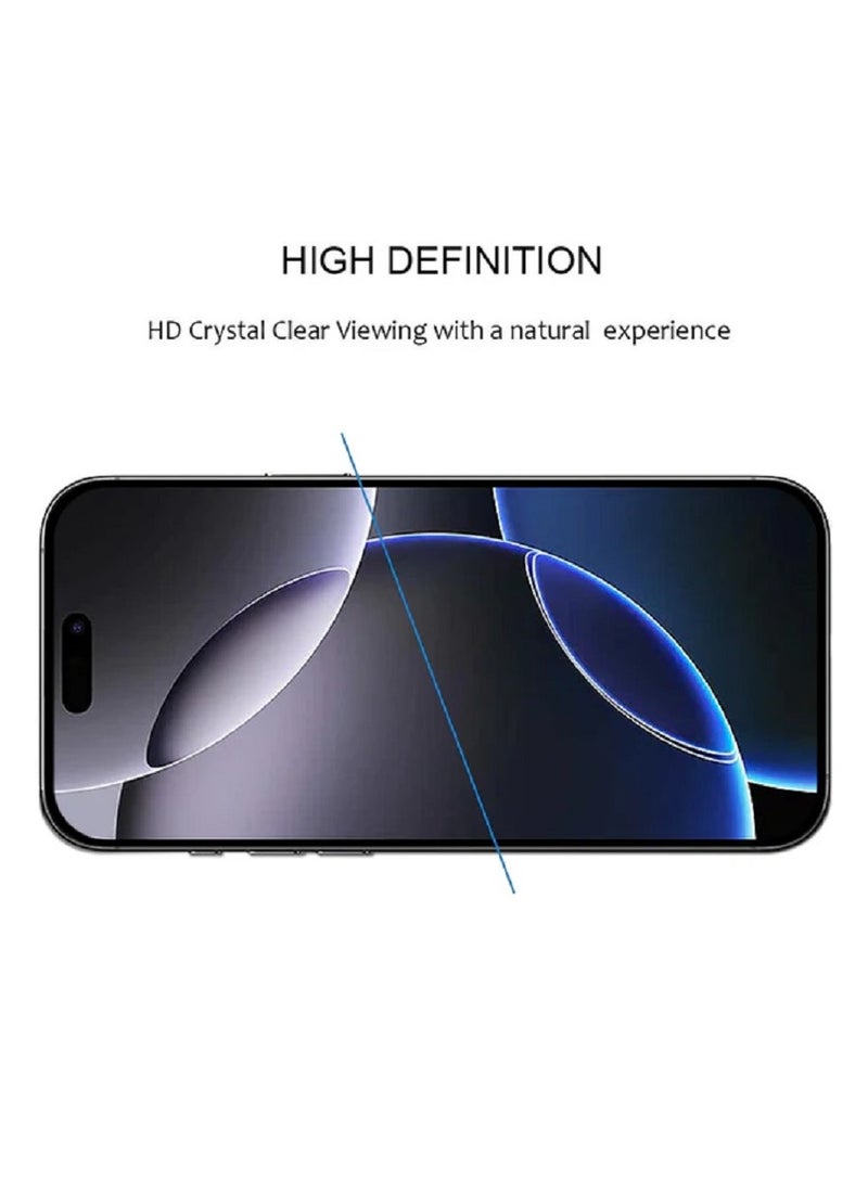 Wolf IPhone 16 Pro Max Wolf ESD Anti Static Premium Tempered Glass Screen Protector With Black Frame - Image 3