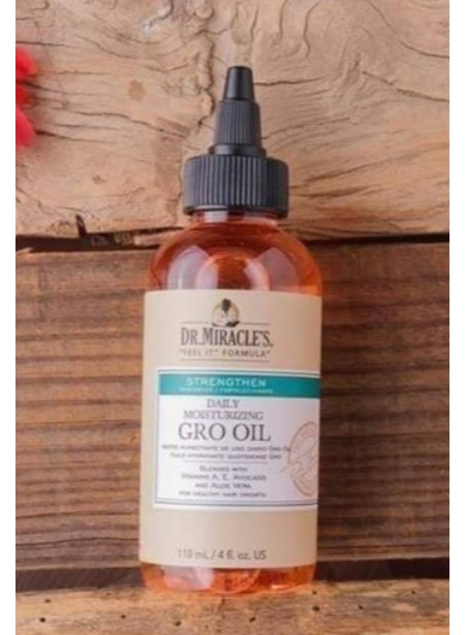Dr. Miracle's Daily Moisturizing Gro Oil, 118ml