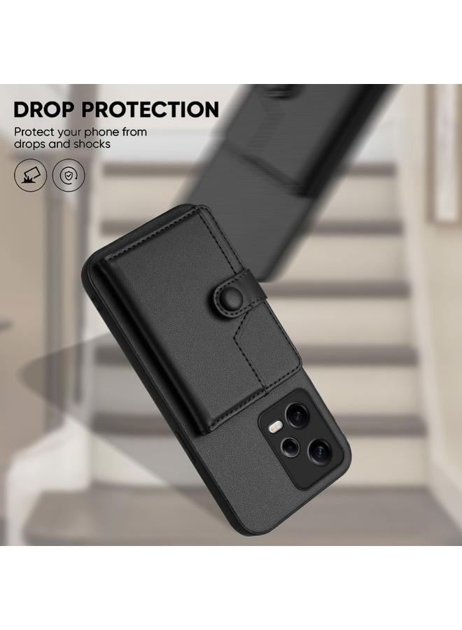 S-TOP Case For Redmi Note 12 Pro+ Global Button Card Bag RFID Anti-theft Phone Case - Image 4