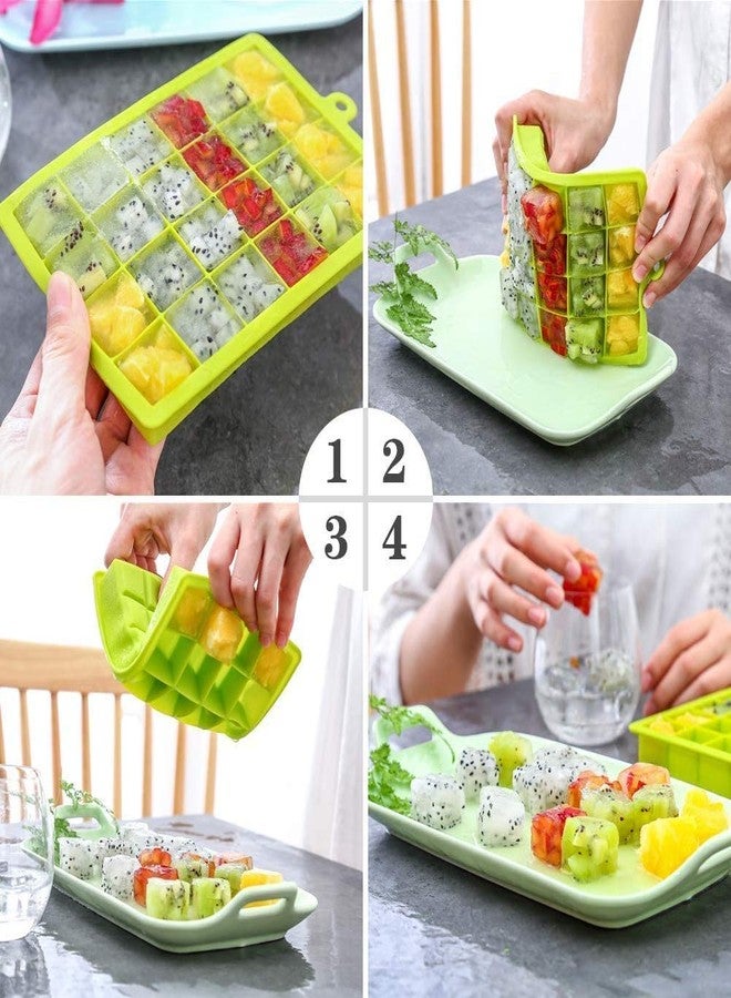 Sampton ice Trays for Freezer Silicone 24 Ice Cube Hot Silicone Freeze Mold Bar Pudding Jelly Chocolate Maker Mold Box Cold Drinking - Image 5