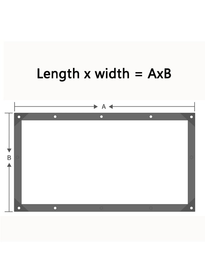 Waterproof Tarpaulin Heavy Duty Tarp PVC Sheet Outdoor Furniture Caravan Boat Car Camping Cover Picnic Ground Dust Sheet Mat With Strong Eyelets Canvas Tarp (Color : White, Size : 2x3m) - Image 2