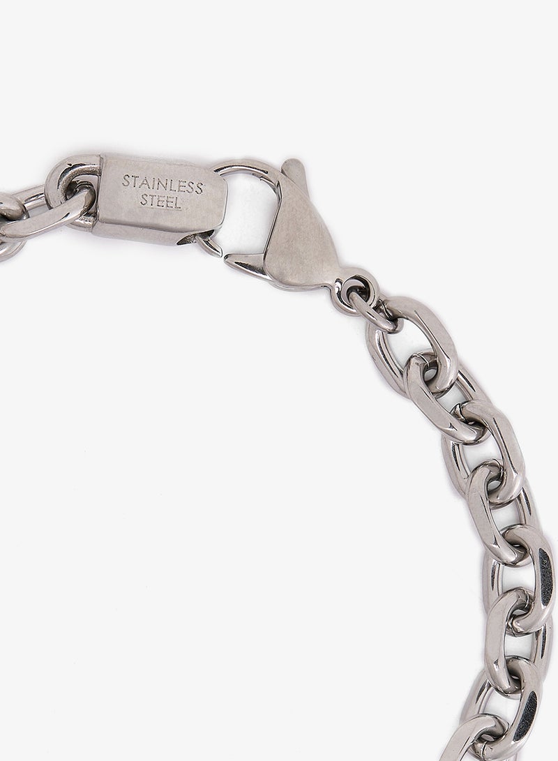 GUESS Silver Chain Link Bracelet - Image 3