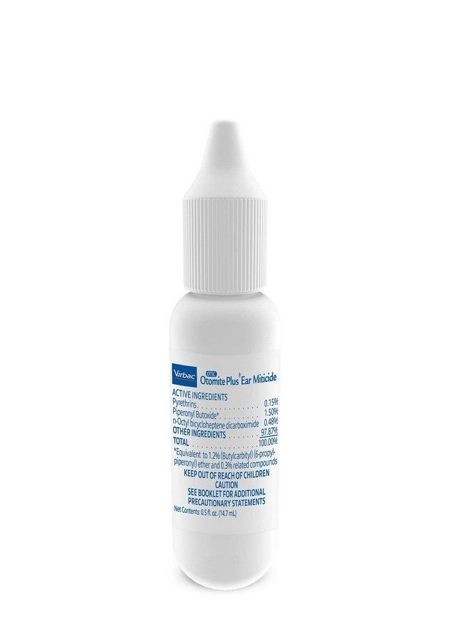Virbac - Otomite Plus Ear Mite Treatment, 0.5-Ounce - Image 1