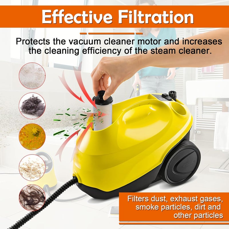 Carkio 2 حزمة فلتر خرطوشة إزالة الترسبات الكلسية لـ Karcher، خرطوشة إزالة الترسبات الكلسية البديلة لمنظف البخار لـ Karcher SC2 Upright، SC3 EasyFix، SC3 Upright EasyFix، SC3 Upright، SC3MX Vacuum Cleaner - Image 4