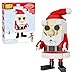 Brickcraft Rudolph The RedNosed Reindeer Santa Claus Building Kit 92 Pieces Classic Holiday DIY Christmas Dcor Festive Winter Display Gift for Kids Adults Ages 8 - Image 2