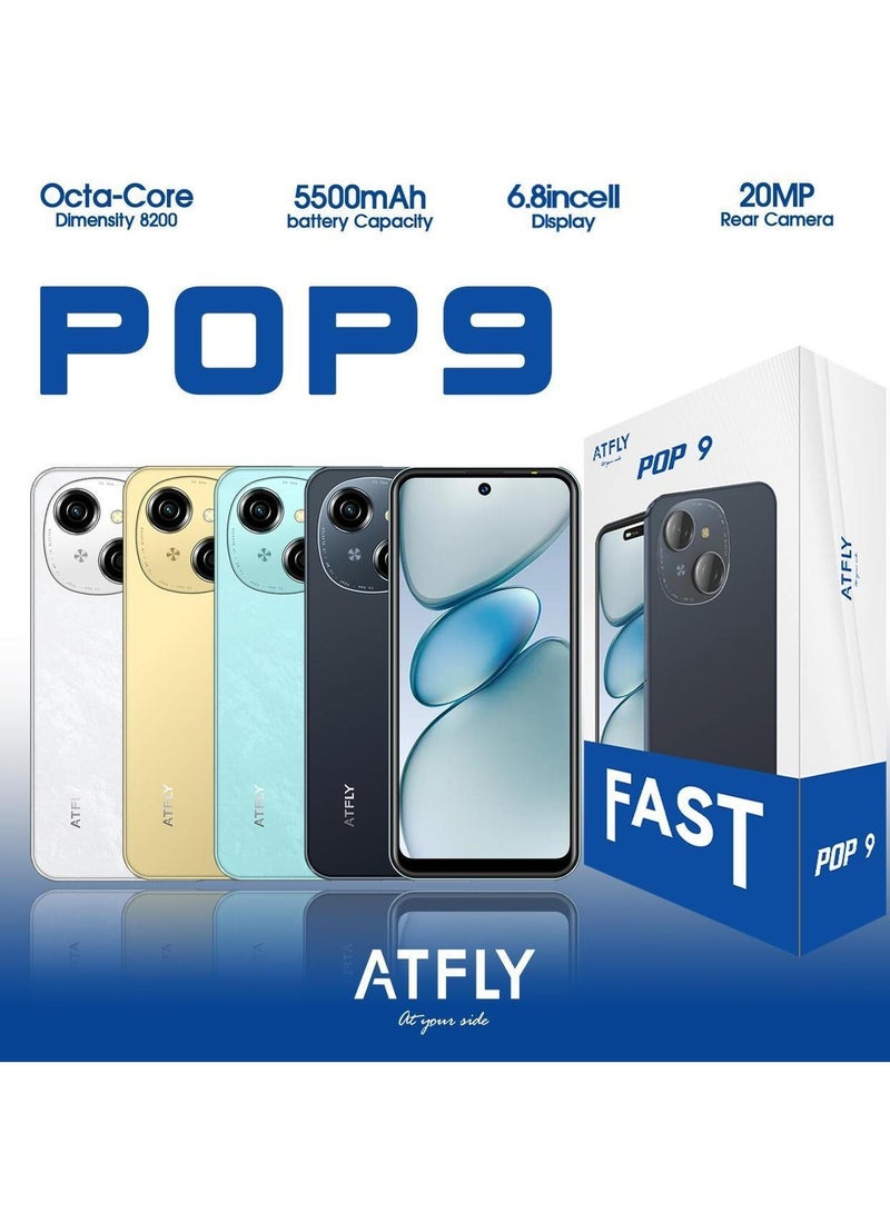 Pop 9 Dual SIM Blue 6GB RAM 64GB 4G 5500mAh Battery