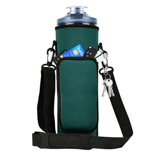 NUENSS-ROR NUENSSROR Storage Sleeve Bag for Ninja Blast Max Portable Blender with Shoulder Strap and Accessory Pocket compatible with BC251NVBC251IVBC251GYBC251MTBC251PKBC251LDBC251SL 22 oz Dark green - Image 1