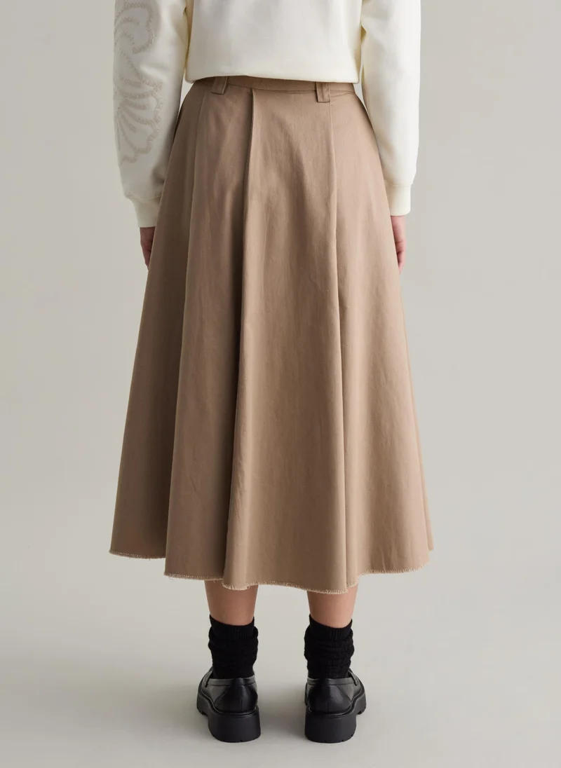 Ovs Full midi skirt with fringing