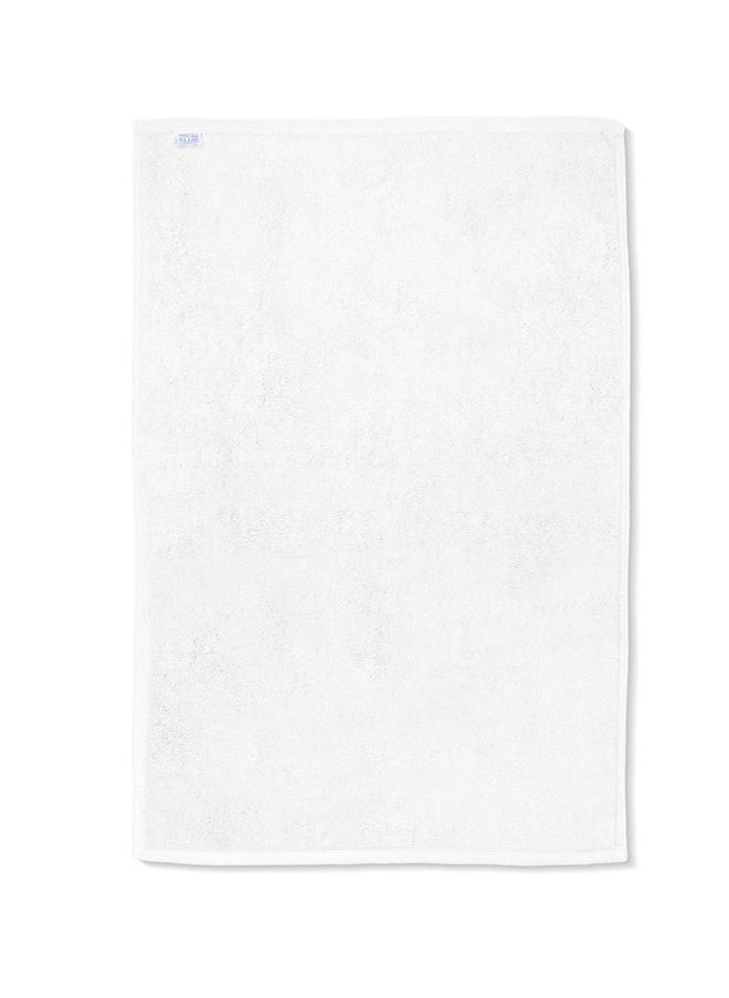 Hotel Linen Klub Hotel Linen Klub 1PC LUXURY Hotel Spa Shower/ Antimicrobial Bathtub Mat  - 100% Cotton 900 GSM Terry Dobby Border Ring Spun - Super Soft ,Quick Dry,Highly Absorbent , Size : 50 x 80cm, White  - Image 1