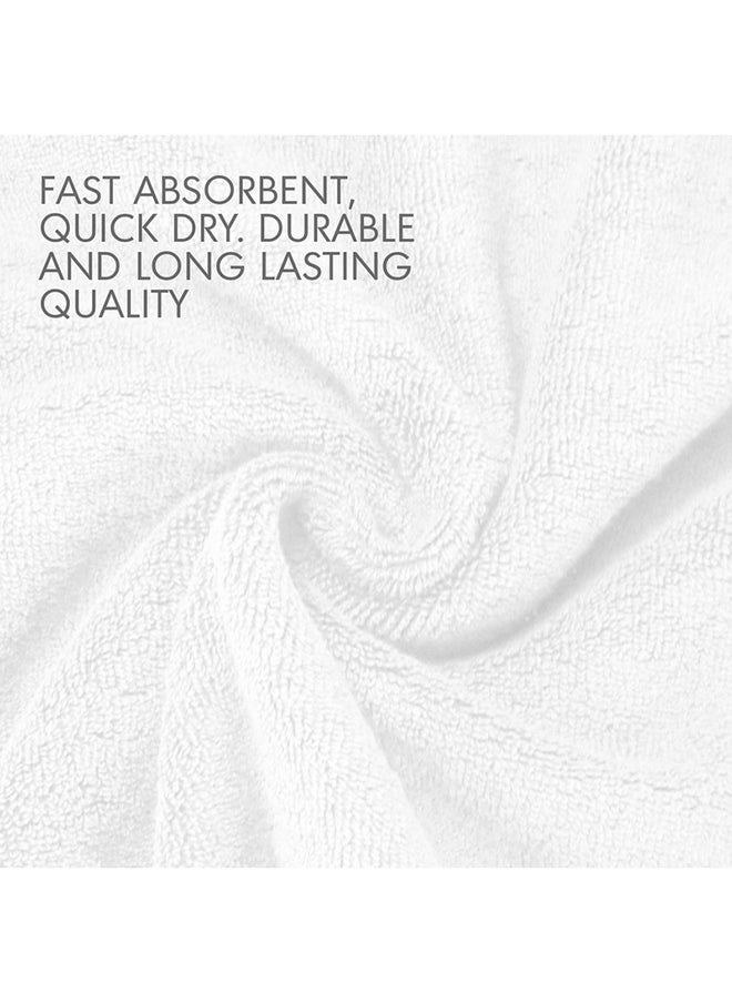 Hotel Linen Klub Hotel Linen Klub 1PC LUXURY Hotel Spa Shower/ Antimicrobial Bathtub Mat  - 100% Cotton 900 GSM Terry Dobby Border Ring Spun - Super Soft ,Quick Dry,Highly Absorbent , Size : 50 x 80cm, White  - Image 5