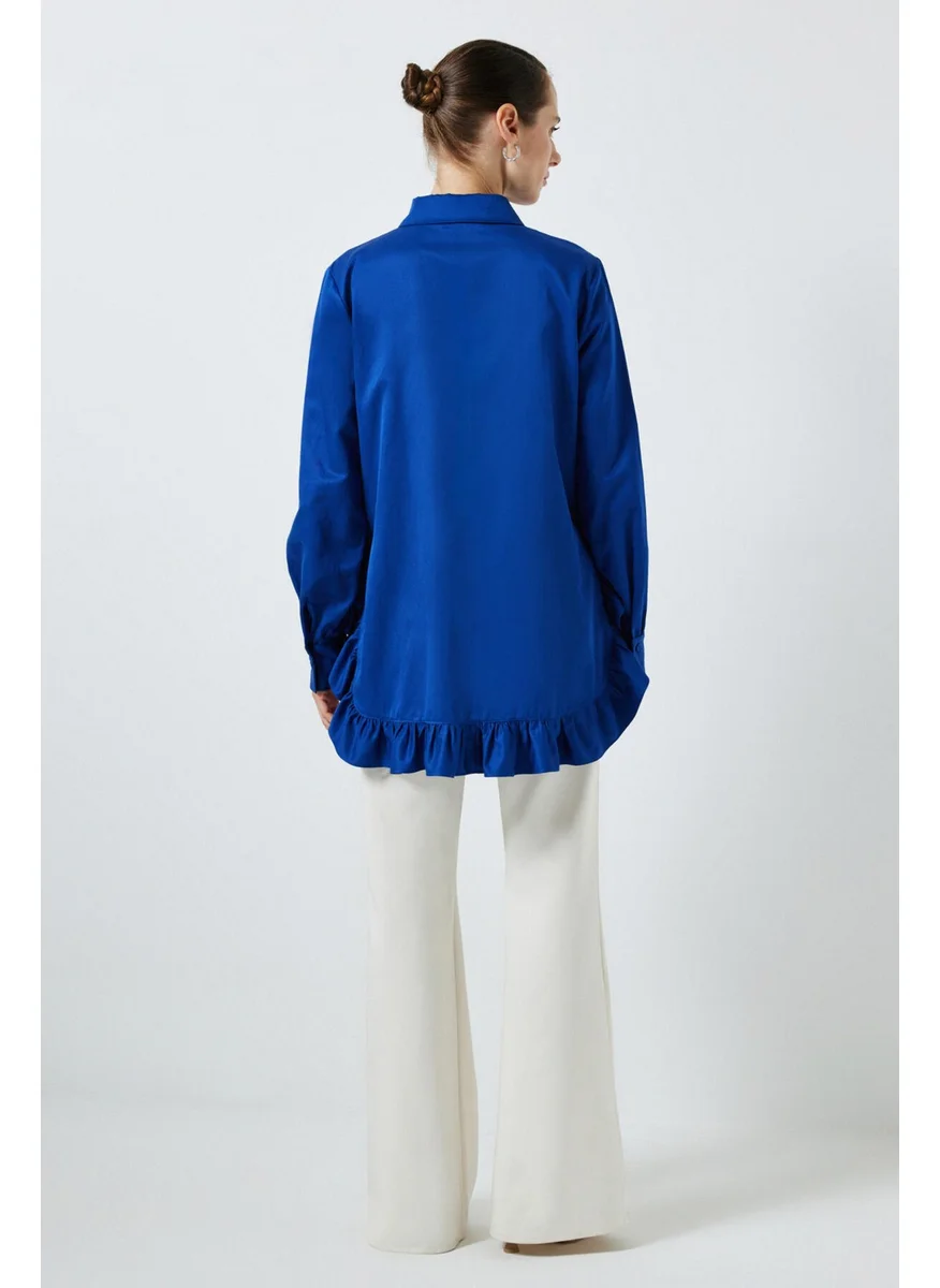 Touche Ruffle Hem Shirt