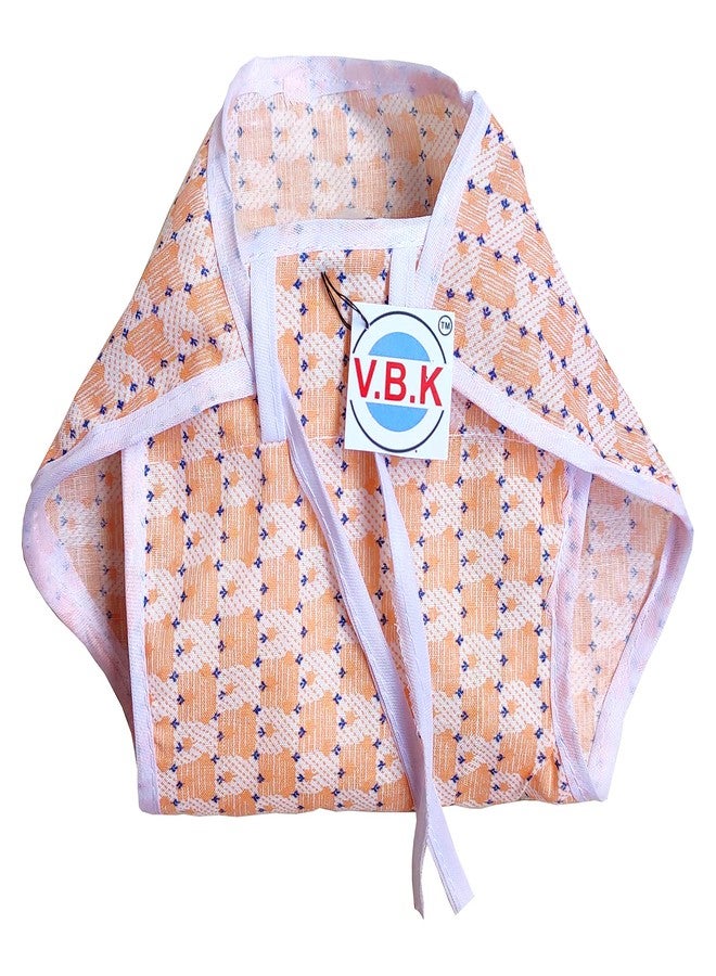 V.B.K Baby Boy and Baby Girl Combo Set Of Nappy (Cloth Diaper) (12 Piece) and Jhabla (6 Piece), Cotton Soft Fabric, 0-4 Months, Multicolor - Image 2