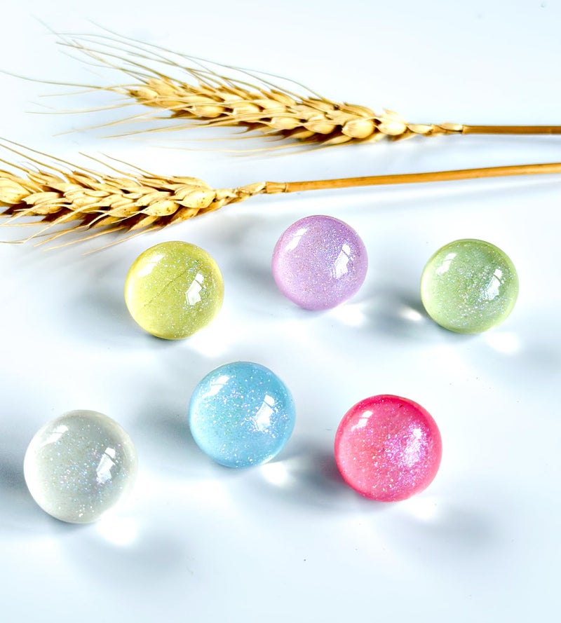 KEYDUACU Cute Push pins, Decorative Studs, 24 Glittering pins, Suitable for Bulletin Boards and corkboards, Home use - Image 3