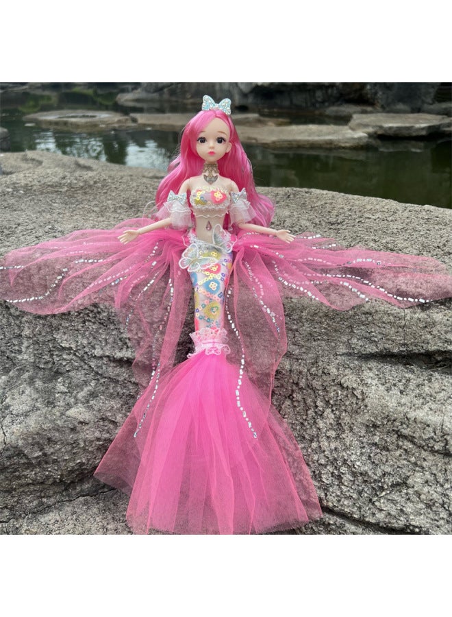 Colorful Mermaid Doll Girl Toy Princess Children's Birthday Gift Doll Doll Doll Play Home