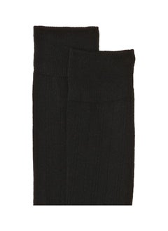 Hanes Hanes Crew Half Cushion Socks Mens Hanes R71 3Pcs BLACK 6 12 Black Large  - Image 2