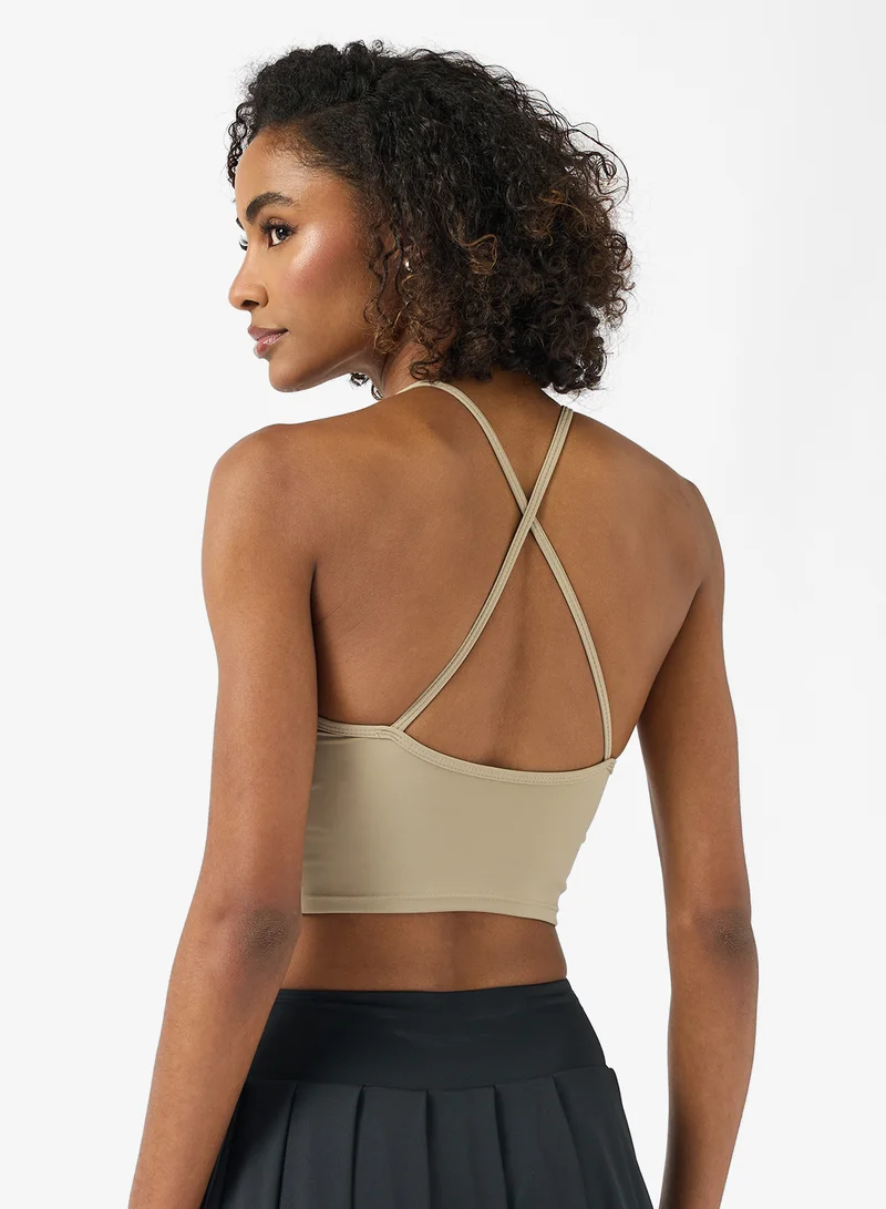 FRWD Halter Neck Sculpting Sports Bra