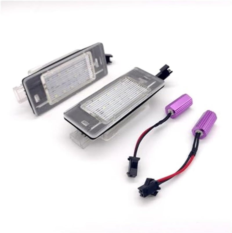 Wivplex 2Pcs White License Plate Light for Opel Vectra C Estate - Image 3